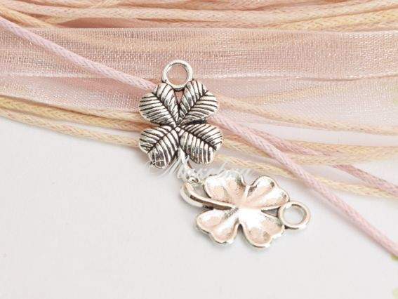 Подвеска Клевер 2, платина