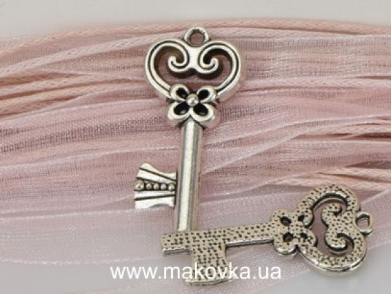 Подвеска Ключ №11, античное серебро, 1 шт Подвеска Ключ №11, античное серебро, 1 шт