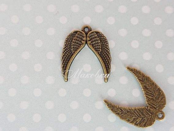 Подвеска Крылья №5 , античная бронза