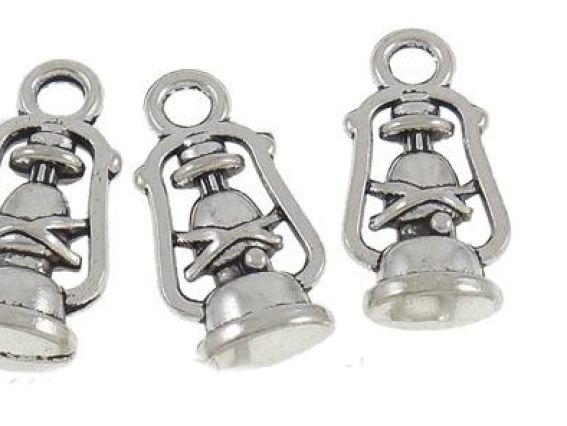 Подвеска Лампа, 21 мм античное серебро, 1 шт Подвеска Лампа, 21 мм античное серебро, 1 шт