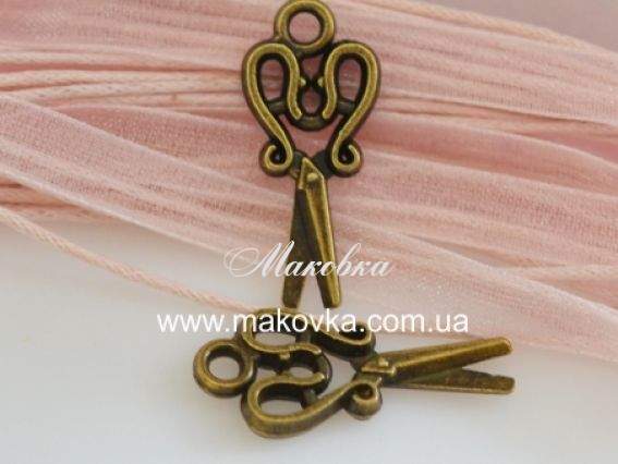 Підвіска Ножиці №5, 27 мм, антична бронза, 1 шт Підвіска Ножиці №5, 27 мм, антична бронза, 1 шт