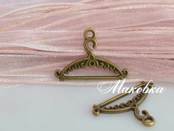 Подвеска Тремпель 23.50x17 мм, античная бронза, 50 шт Подвеска Тремпель 23.50x17 мм, античная бронза, 50 шт