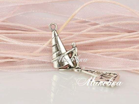 Подвеска Винсерфер, античное серебро, 1 шт