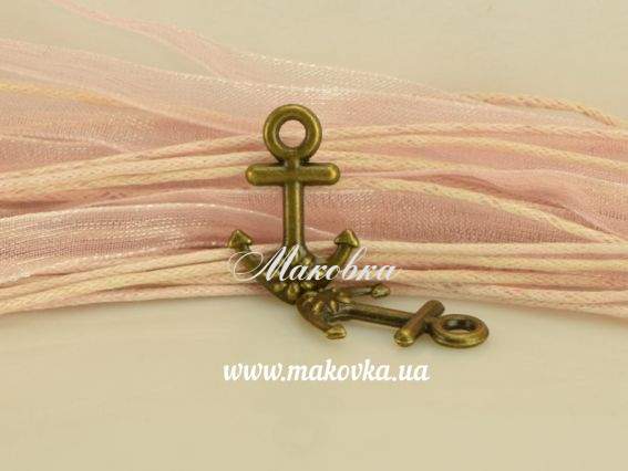 Подвеска Якорь 20х13, античная бронза 1 шт