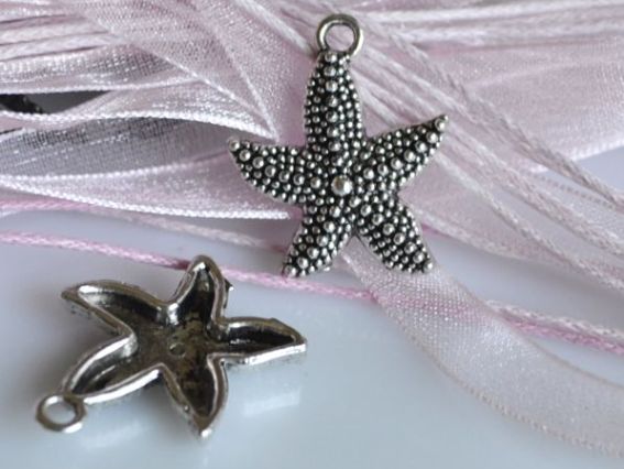 Подвеска Морская звездочка, античное серебро, 50 шт Подвеска Морская звездочка, античное серебро, 50 шт