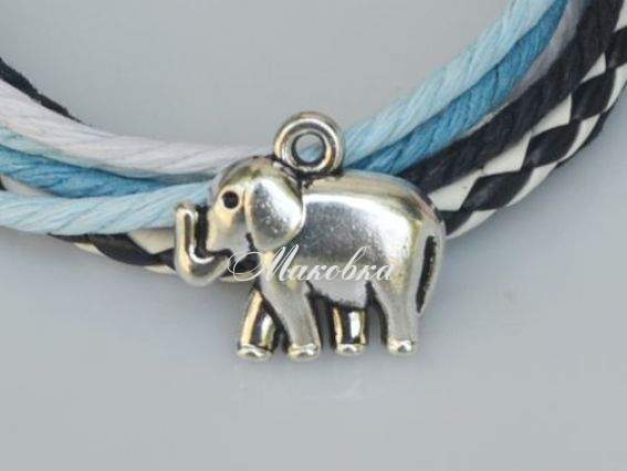 Подвеска Слон №5, античное серебро, 1 шт Подвеска Слон №5, античное серебро, 1 шт