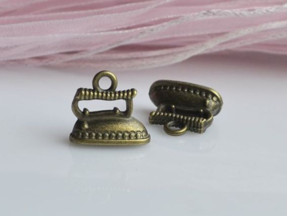 Подвеска Утюг 04, античная бронза, 1 шт Подвеска Утюг 04, античная бронза, 1 шт