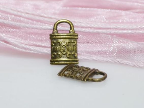 Подвеска Замок №4 мини, античная бронза, 1 шт Подвеска Замок №4 мини, античная бронза, 1 шт