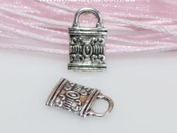 Подвеска Замок №5 мини, античное серебро, 50 шт Подвеска Замок №5 мини, античное серебро, 50 шт