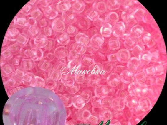 Чеський бісер Preciosa №10/0, круглий, колір 01292 рожевий 50 г Чеський бісер Preciosa №10/0, круглий, колір 01292 рожевий 50 г