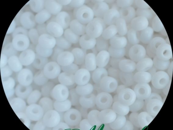 Бисер 5 гр Preciosa 03050 натуральный непрозрачный белый
