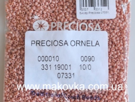 Preciosa Чешский бисер №10/0, круглый, цвет 07331