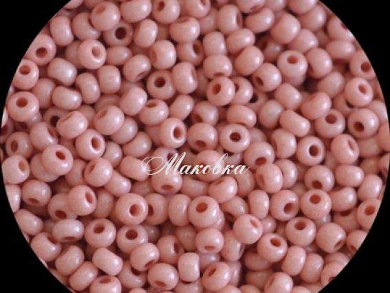 Чешский бисер Preciosa №10/0, круглый, цвет 07331 розово-коричневый, 50 г