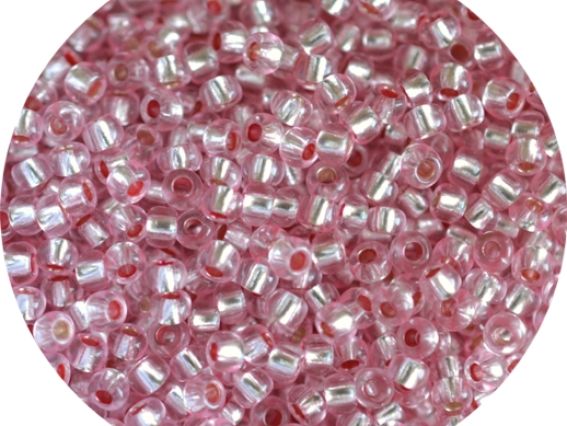Чешский бісер Preciosa №10/0, круглый, цвет 08273 св.розовый 50 г Чешский бісер Preciosa №10/0, круглый, цвет 08273 св.розовый 50 г