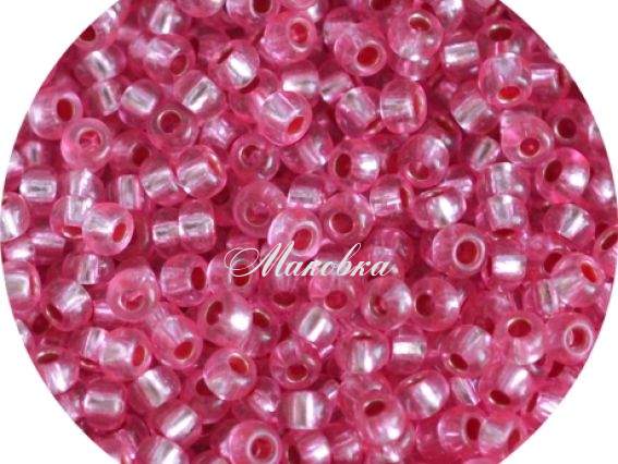 Бісер 5 гр Preciosa 08275 хруcталь цветной розовый ЧМ