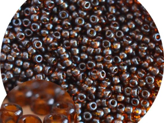 Чешский бисер Preciosa №10/0, круглый, цвет 10140 коричневый 50 г 