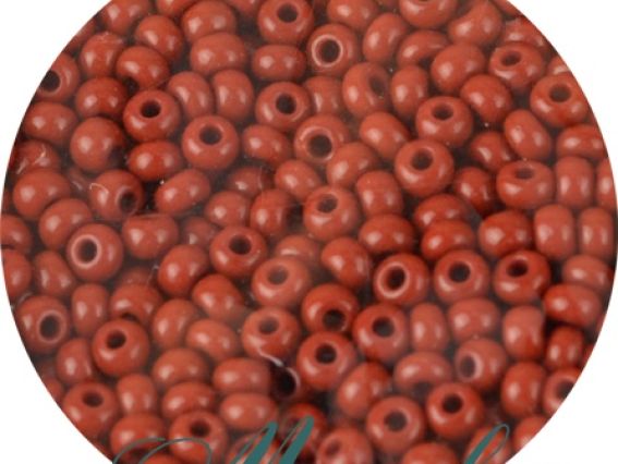 Чешский бисер Preciosa №10/0, круглый, цвет 13600 коричневый