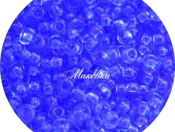 Чешский бисер Preciosa №10/0, круглый, цвет 30030 синий, 50 г