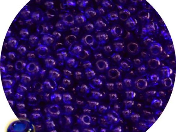 Чешский бисер Preciosa №10/0, круглый, цвет 30100 темно-синий, 50 г