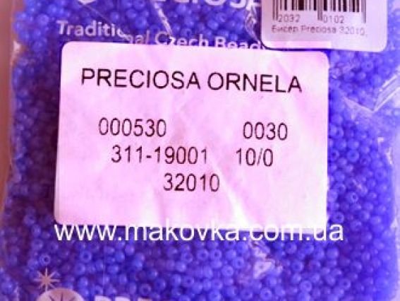 Preciosa Чешский бисер №10/0, круглый, цвет 32010