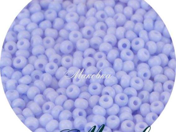 Чешский бисер Preciosa №10/0, круглый, цвет 33000 голубой, 50 г