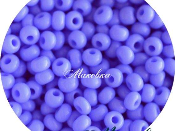 Чешский бисер Preciosa №10/0, круглый, цвет 33020 голубой, 50г