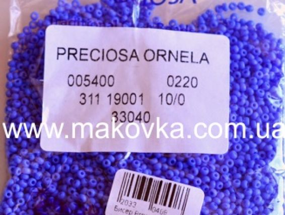 Preciosa Чеський бісер №10/0, круглий, 50 г, колір 33040