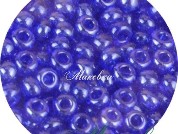 Чешский бисер Preciosa №10/0, круглый, цвет 36080 синий, 50г