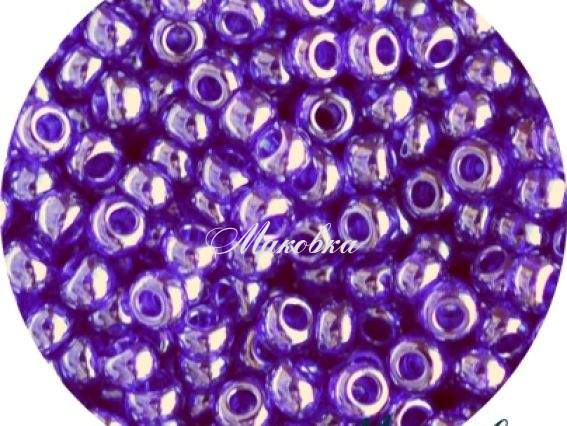 Чешский бисер Preciosa №10/0, круглый, цвет 36100 синий, 50г