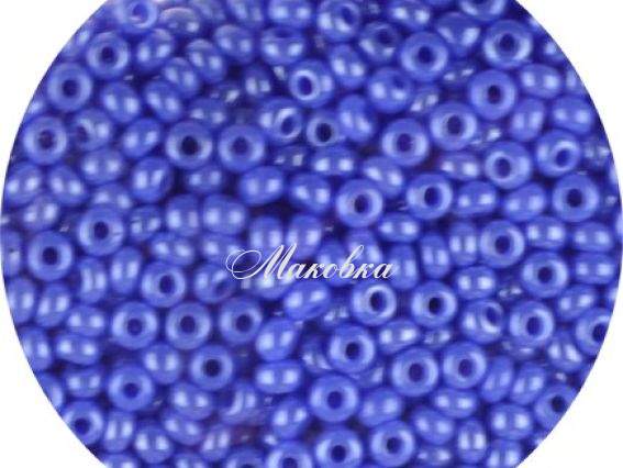 Чешский бисер Preciosa №10/0, круглый, цвет 38040 синий