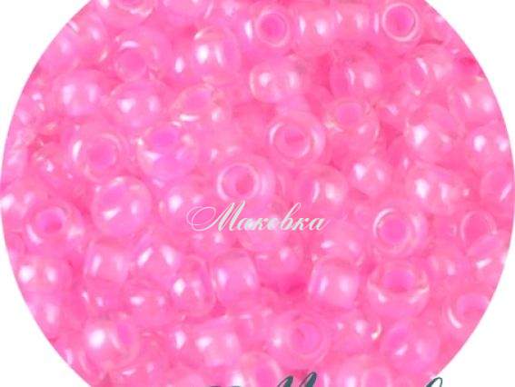 Чешский бісер Preciosa №10/0, круглый, цвет 38124 розовый 50 г Чешский бісер Preciosa №10/0, круглый, цвет 38124 розовый 50 г