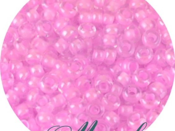 Чешский бісер Preciosa №10/0, круглый, цвет 38126 розовый 50 г Чешский бісер Preciosa №10/0, круглый, цвет 38126 розовый 50 г