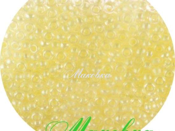 Чешский бисер Preciosa №10/0, круглый, цвет 38184 бледно-желтый 50 г
