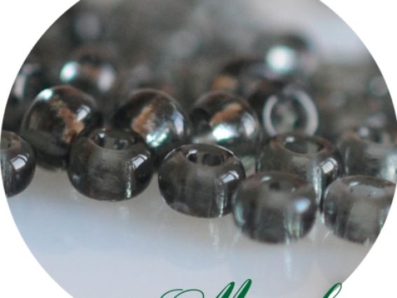 Бисер 5 гр Preciosa 40010 прозрачный серый