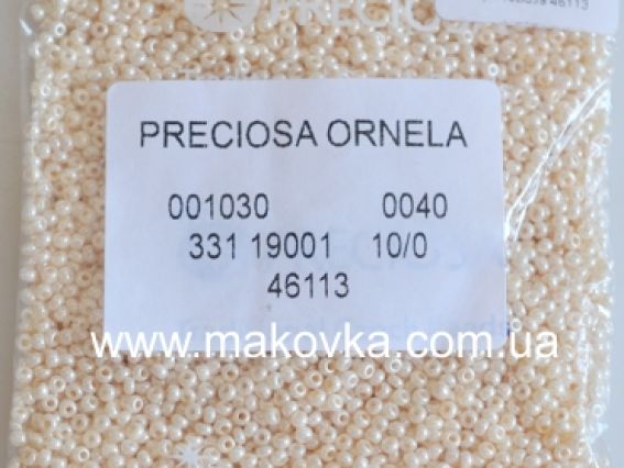 Preciosa  Чешский бисер №10/0, круглый, цвет 46113