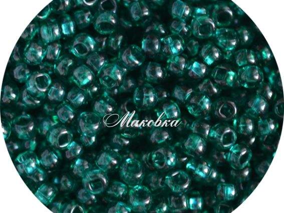 Чеський бісер Preciosa №10/0, круглий, колір 50710 темно-зелений 50г Чеський бісер Preciosa №10/0, круглий, колір 50710 темно-зелений 50г