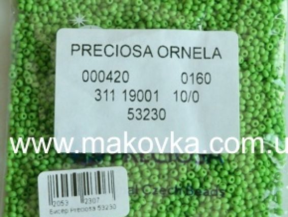 Preciosa Чешский бисер №10/0, круглый, цвет 53230