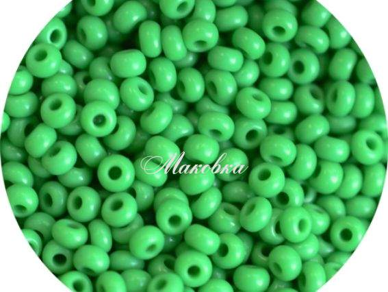 Чешский бісер Preciosa №10/0, круглый, цвет 53250 зеленый 50 г Чешский бісер Preciosa №10/0, круглый, цвет 53250 зеленый 50 г