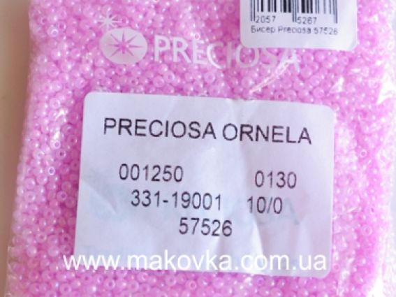 Preciosa  Чешский бисер №10/0, круглый, цвет 57526