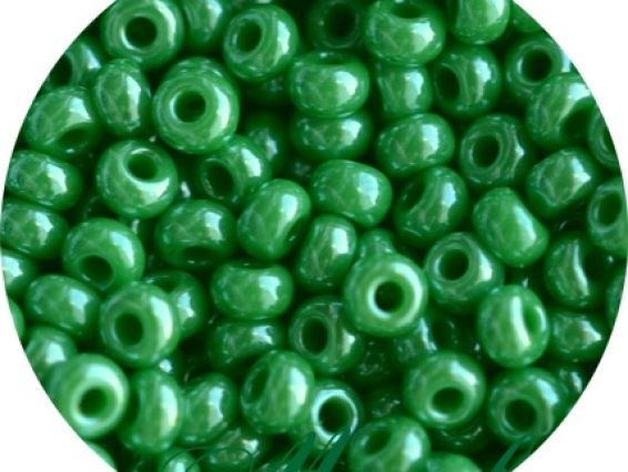 Чеський бісер Preciosa №10/0, круглий, колір 58250 зелений, 50г Чеський бісер Preciosa №10/0, круглий, колір 58250 зелений, 50г