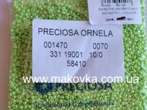 Чешский бисер №10/0, круглый, цвет 58410