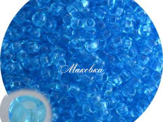 Бісер Preciosa прозорий блакитний 60010 5 гр