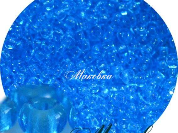 Чешский бісер Preciosa №10/0, круглый, цвет 60030 синий ультрамарин