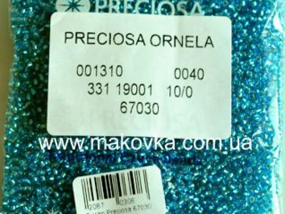 Preciosa  Чешский бисер №10/0, круглый, цвет 67030