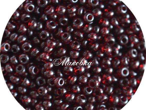 Чешский бисер Preciosa №10/0, круглый, цвет 90120 гнилая вишня