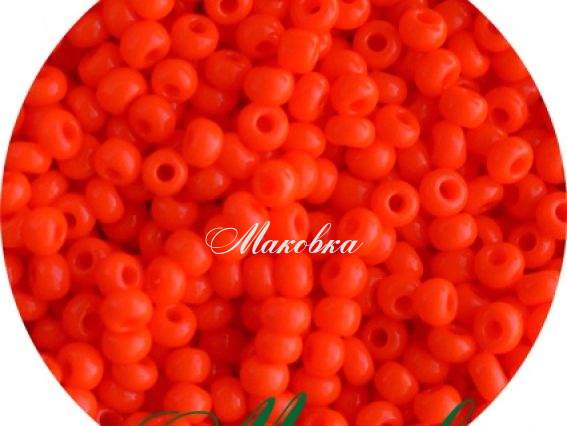 Бісер 5 гр Preciosa 93140 натуральний непрозорий помаранчевий Бісер 5 гр Preciosa 93140 натуральний непрозорий помаранчевий