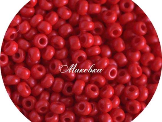 Бісер 5 гр Preciosa 93210 натуральний непрозорий т. червоний Бісер 5 гр Preciosa 93210 натуральний непрозорий т. червоний