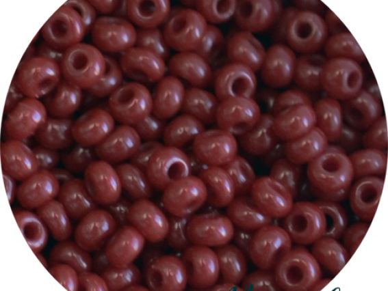 Чешский бисер Preciosa №10/0, круглый, цвет 93310 коричневый