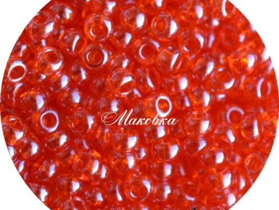 Чешский бисер Preciosa №10/0, круглый, цвет 96030 светло-красный
