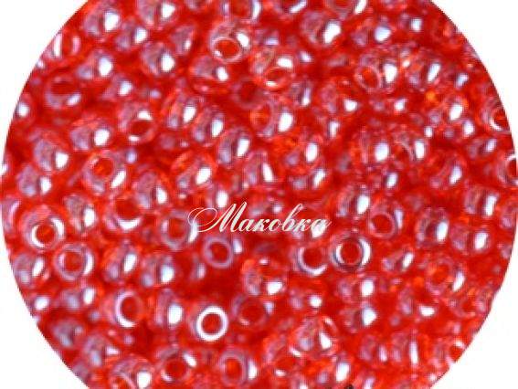 Чешский бисер Preciosa №10/0, круглый, цвет 96050 красный 50 г